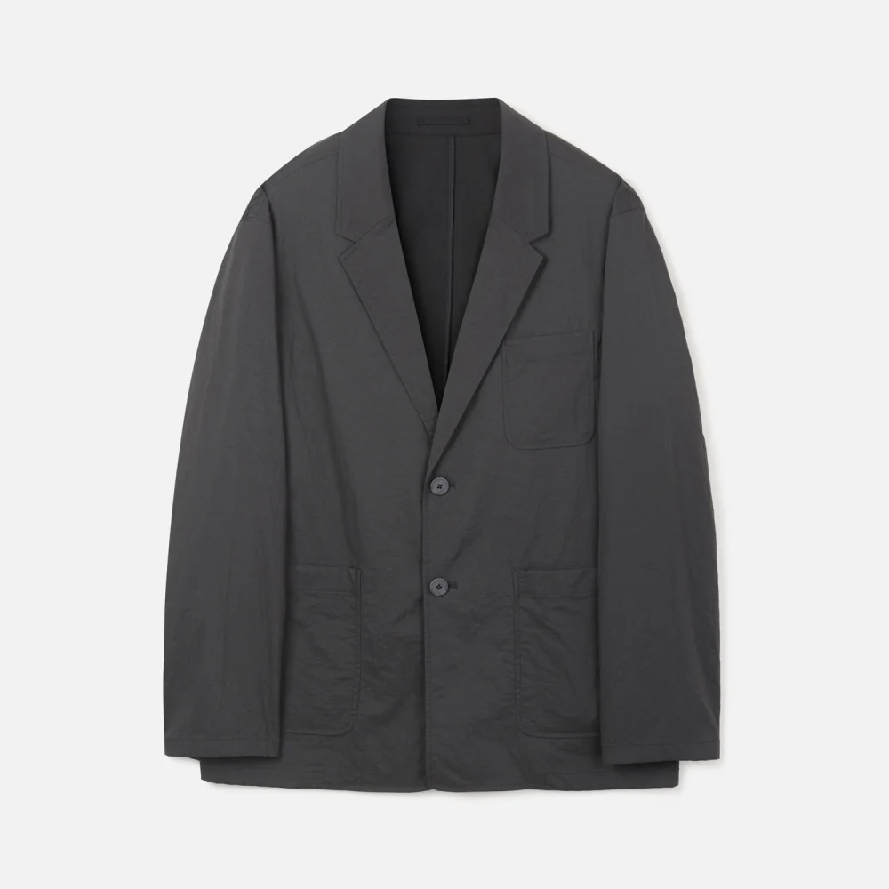 DYED WASHING SET-UP JACKET CHARCOAL (247)