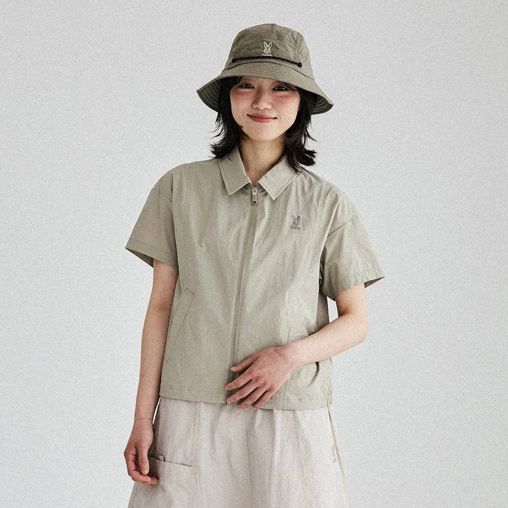 女裝) Suru Suru 短袖 外套(BEIGE)