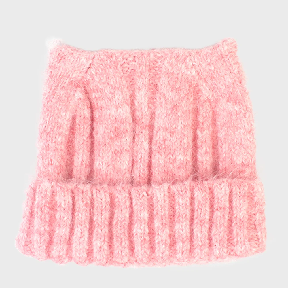 Wool Cat Pink Beanie 貓耳冷帽