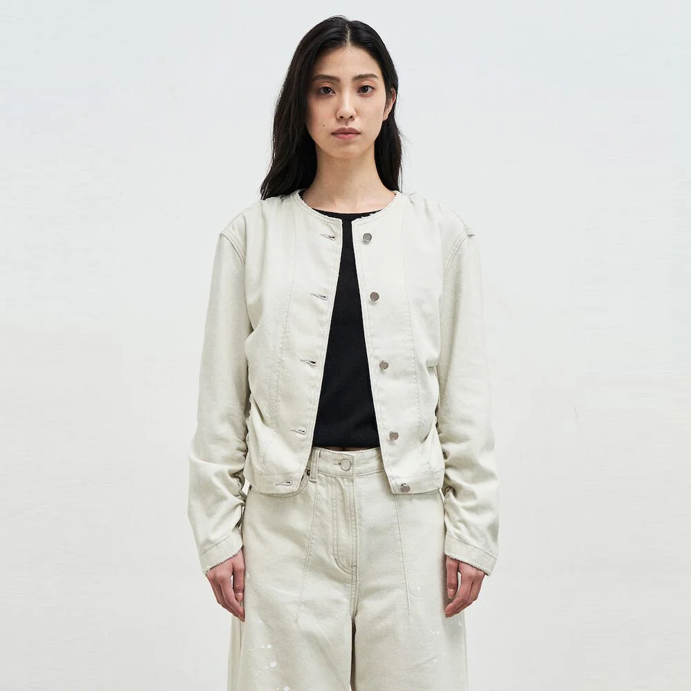 Artist Denim Jacket Ivory (AG5311A010)