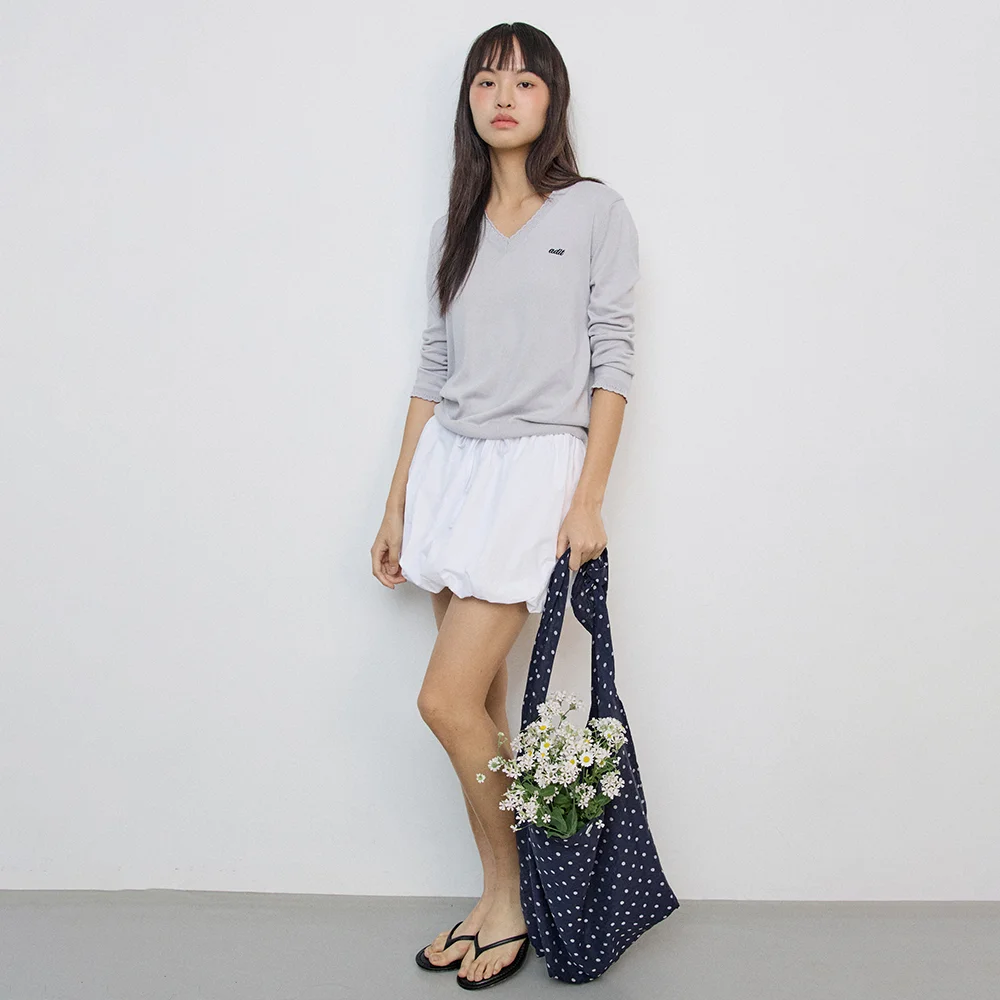 Dot pattern bag_navy