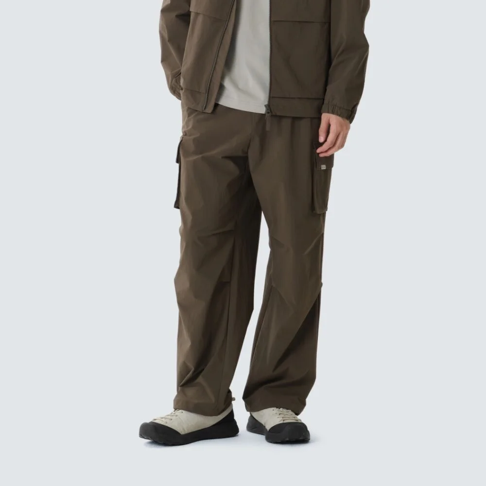 髮根 工裝 束繩 褲子 Khaki Brown (S26FURPT66)