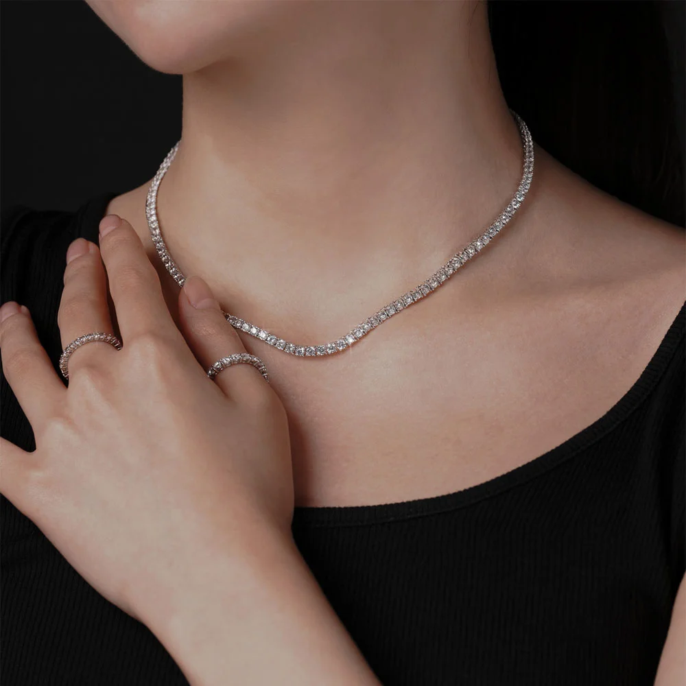 Brilliant Tennis Necklace