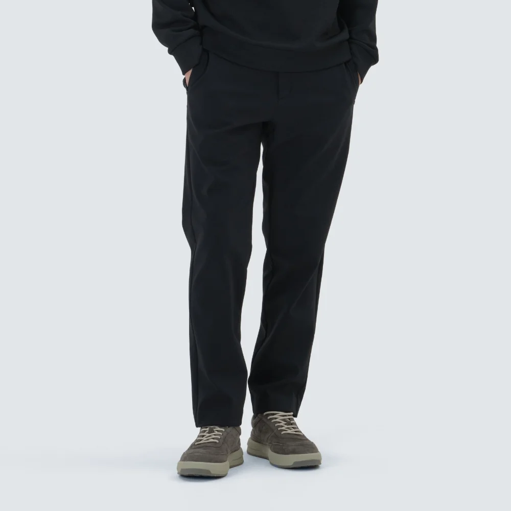 黏合 修身 褲子 Black (S25WMFPT28)