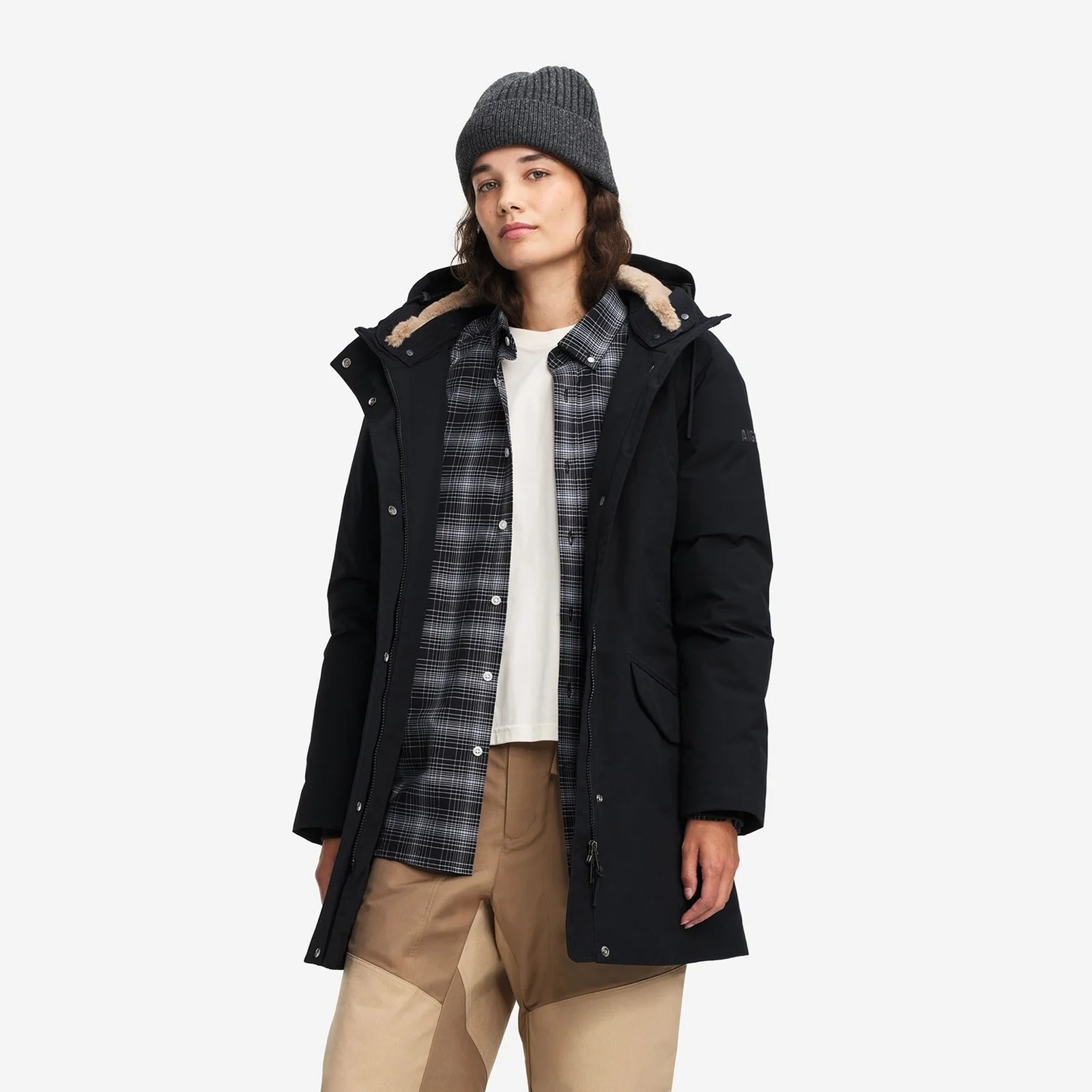 女裝 修身 Gore-Tex Down 派克大衣 AIW25WOUI004NOI