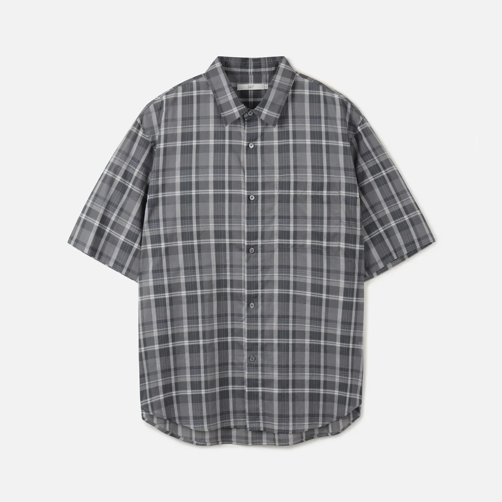 PLANAR CHECK SHIRTS GRAY (247)