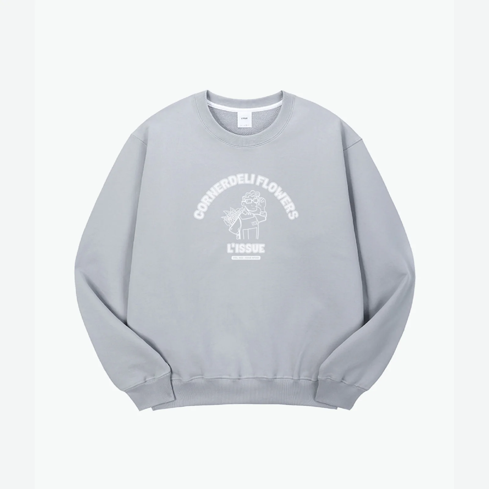 Mr.Ego's Attitude Sweatshirt Stone Blue