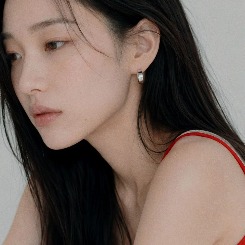 Mono ring earrings (2 colors) / Mono 環 耳環