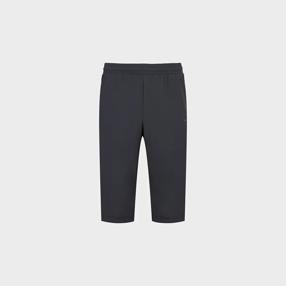 POP 夏季 經編布 男裝 7分 褲子_Charcoal_DMM26389C8
