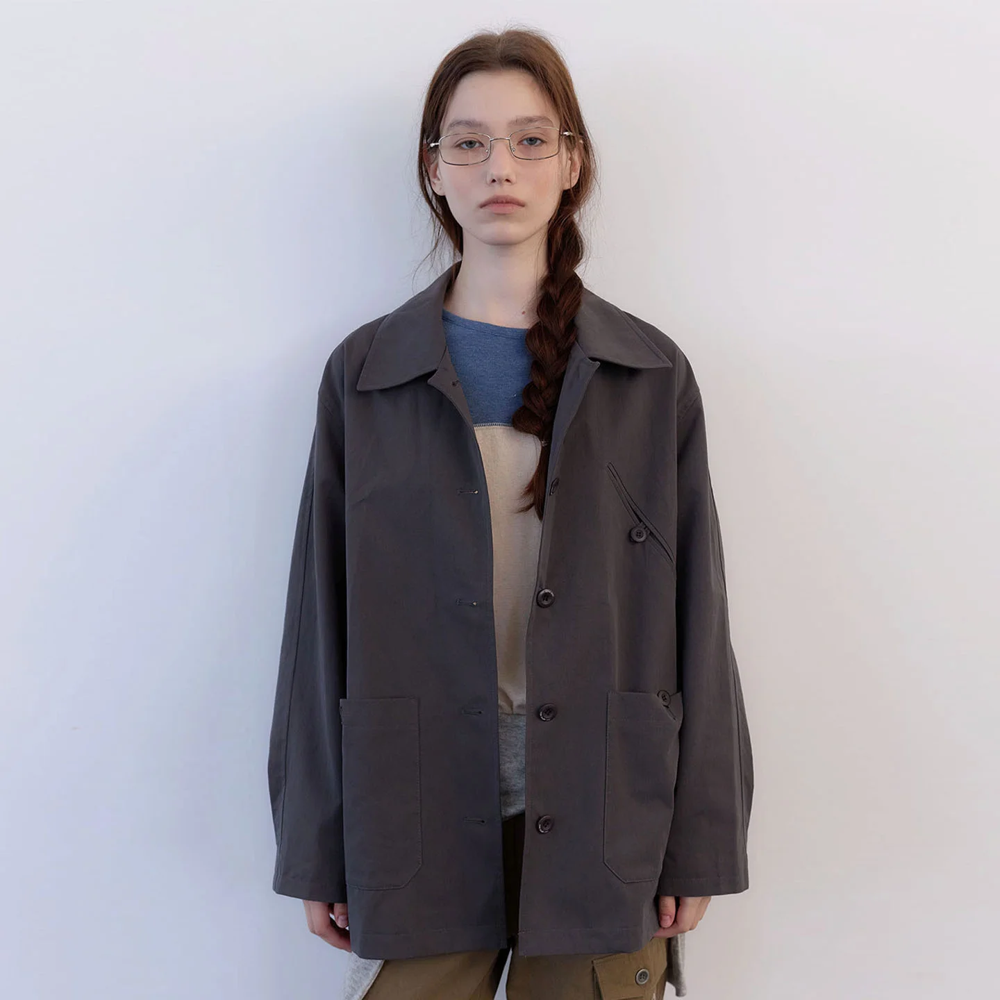 COTTON SAPARI TRENCH JACKET