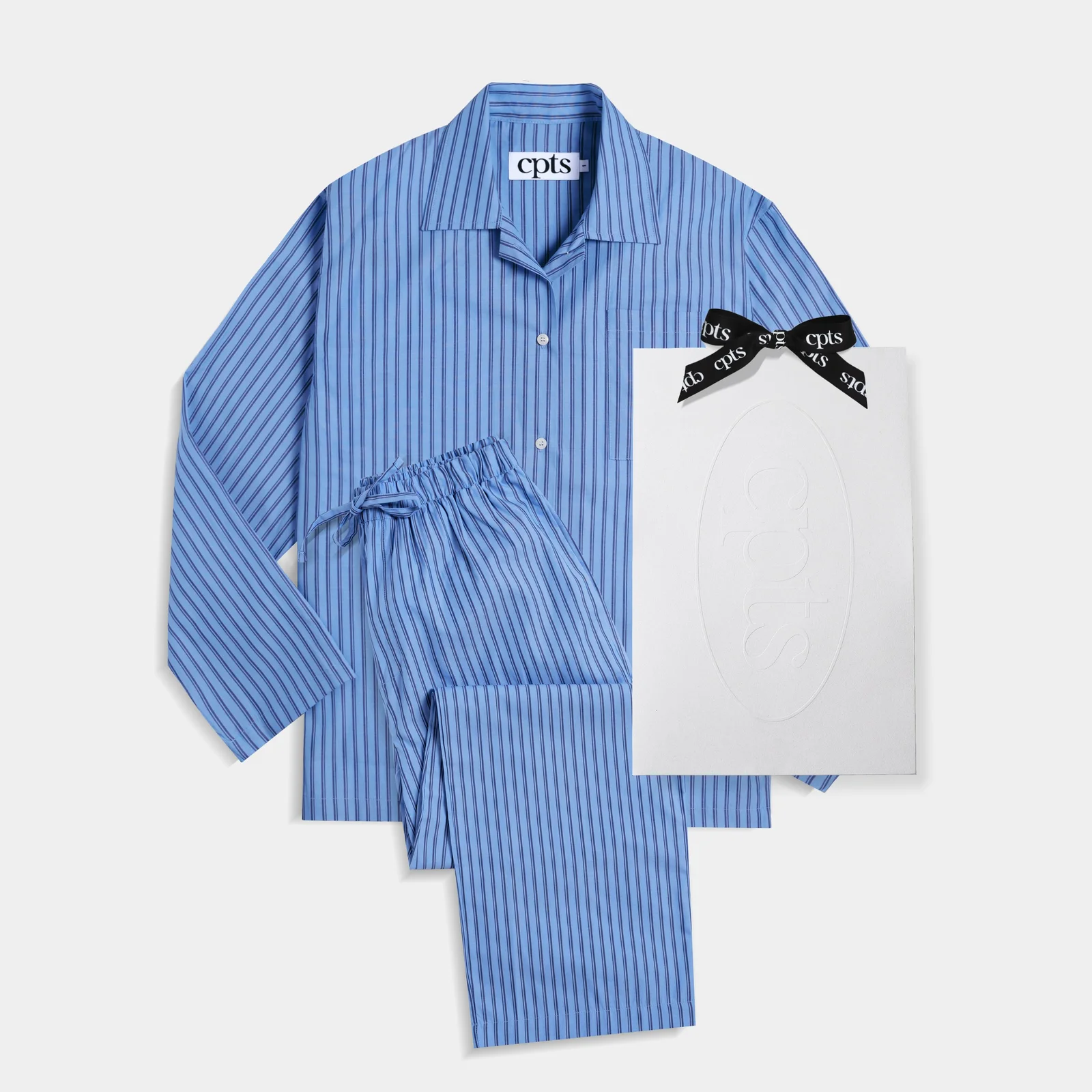 CLASSIC STRIPE PAJAMAS_DEEP BLUE
