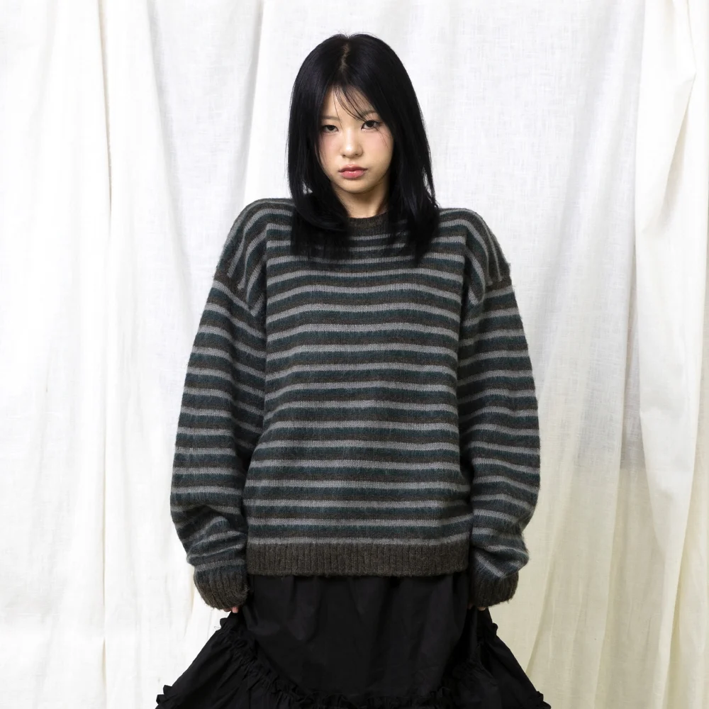GNT067 Dogtown Hairy 套頭 針織衫 (GREEN)