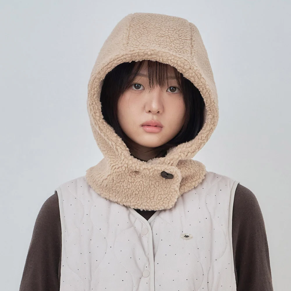 ke903-Boucle Balaclava Beige