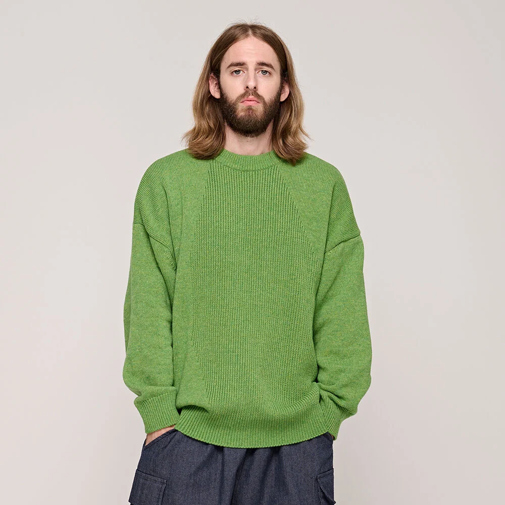 CB WASHED OVER KNIT (GREEN)