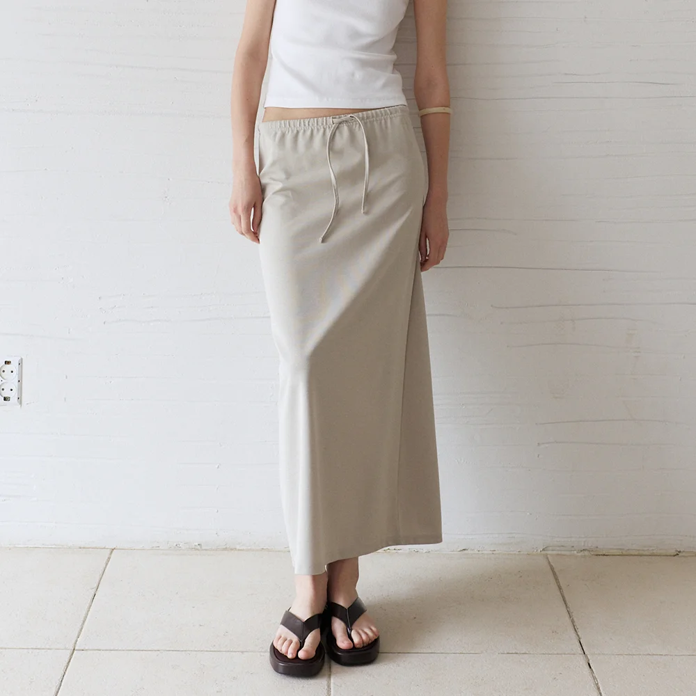 Summer Ease Skirt (Beige)