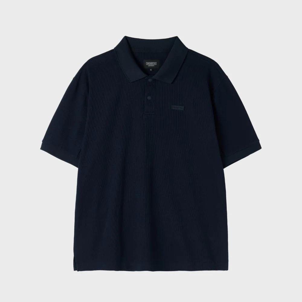COLLAR T-SHIRT - NAVY (P252UPL131)