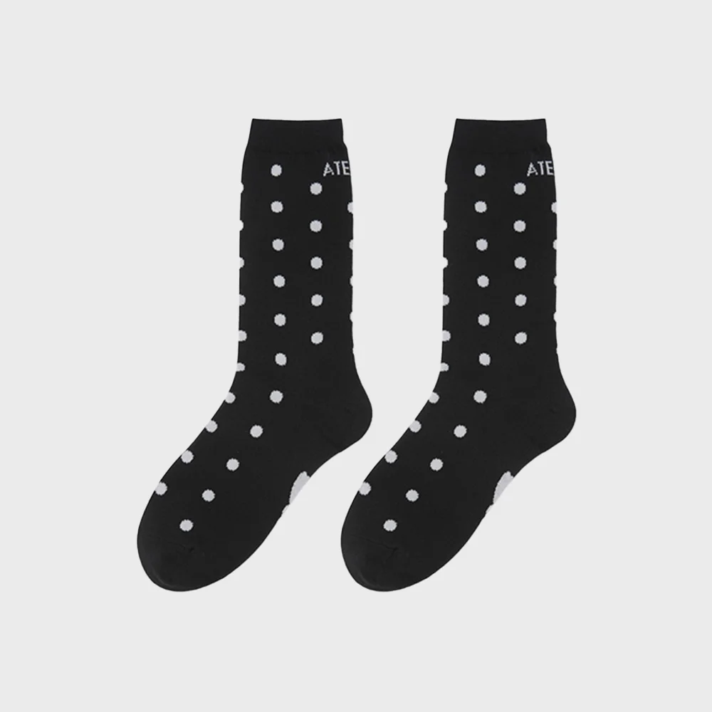 Dot Pattern Socks (black) LXLAX26800BKX