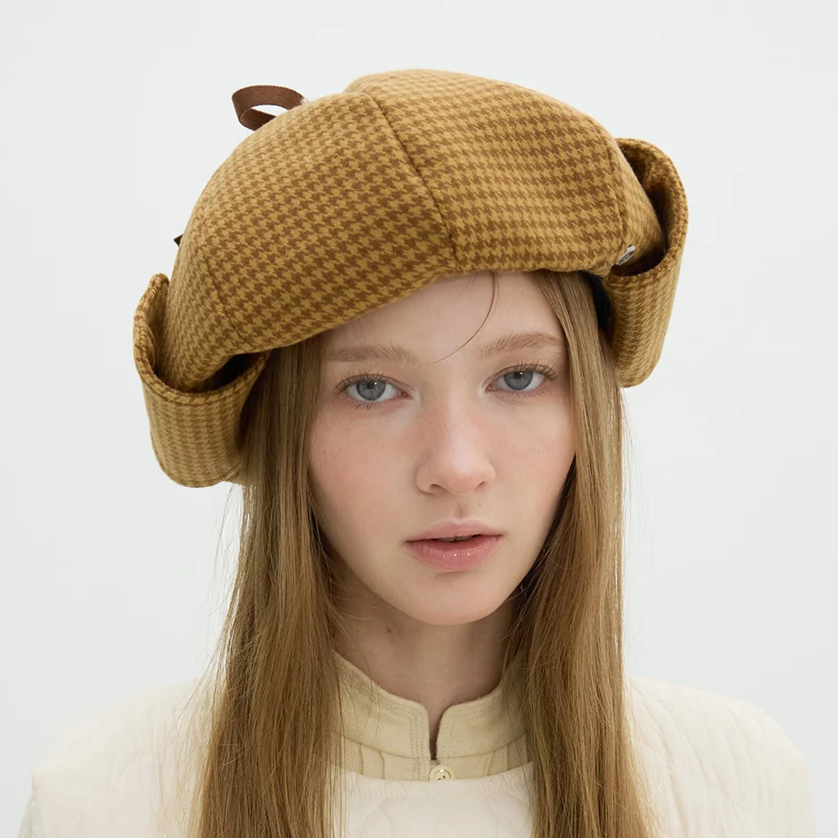 Sherlock Beret - Camel