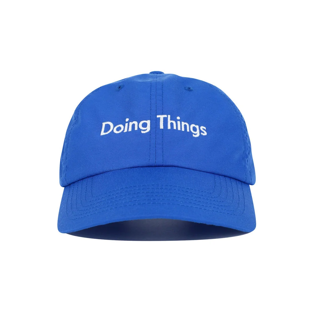 DOING THINGS WOVEN CAP (BLUE)
