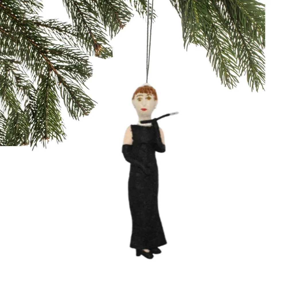 Audrey Hepburn 聖誕節 Tree Ornament 鑰匙扣