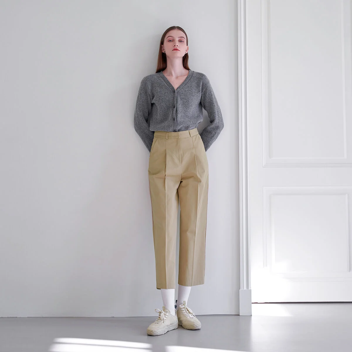 Edge Slacks Beige