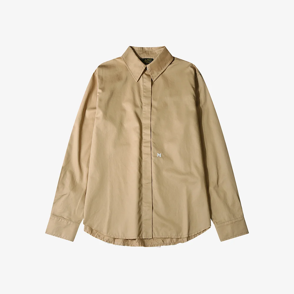CYBELA-OFFICE SHIRT_Camel