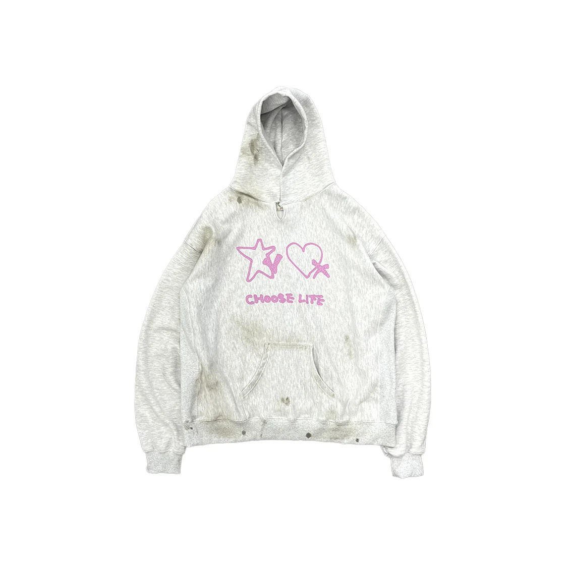 Choose Life Hoodie Light Melange