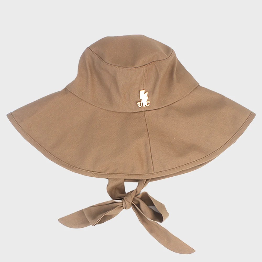 Summer Bold String Beige Bucket Hat 漁夫帽