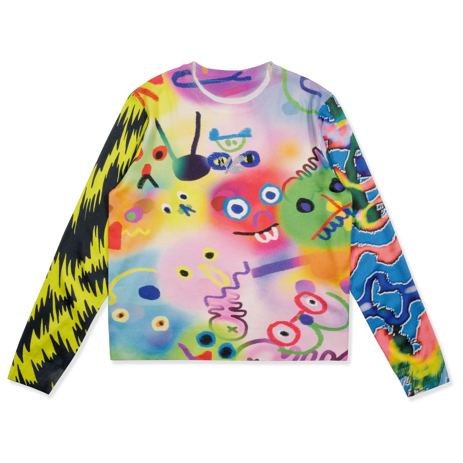 FULL GRAPHIC KNIT LONG SLEEVE_MIX