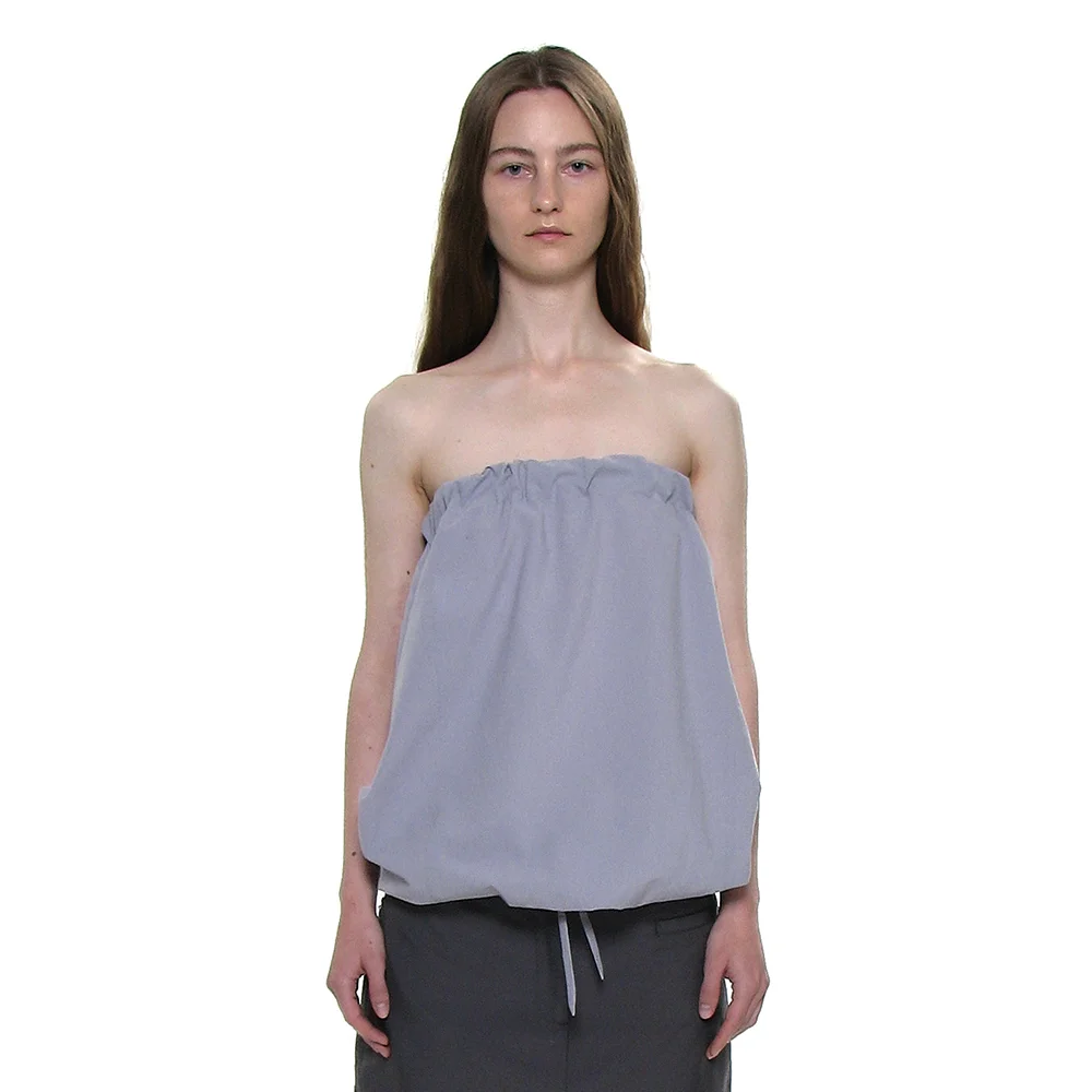 2WAY STRAPLESS BLOUSE_DUSTY SKY
