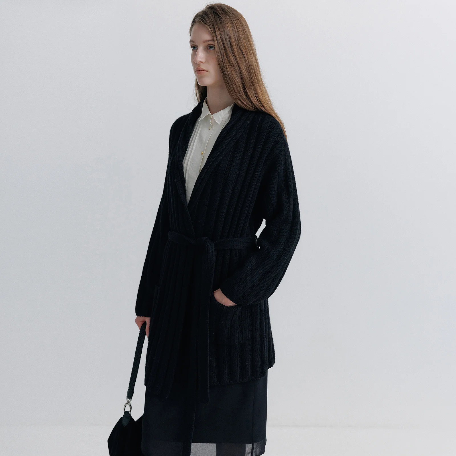 Henrik Knitted Coat Black