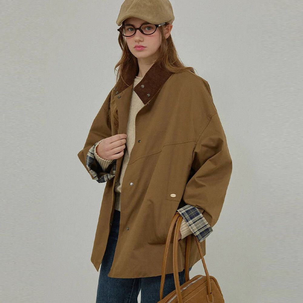 Mari half jacket - Brown