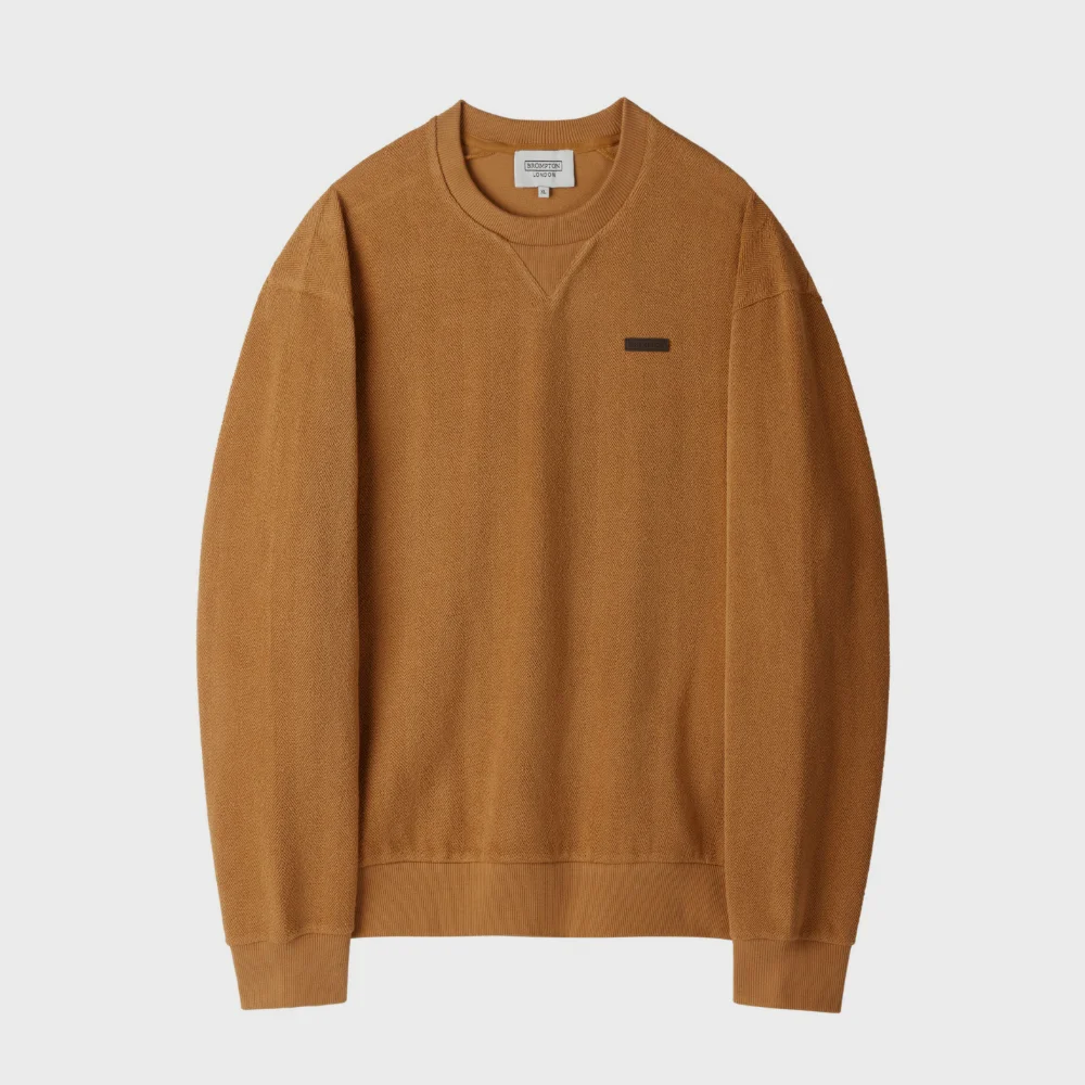 HERRINGBONE SWEATSHIRT - ORANGE (P254USW480)