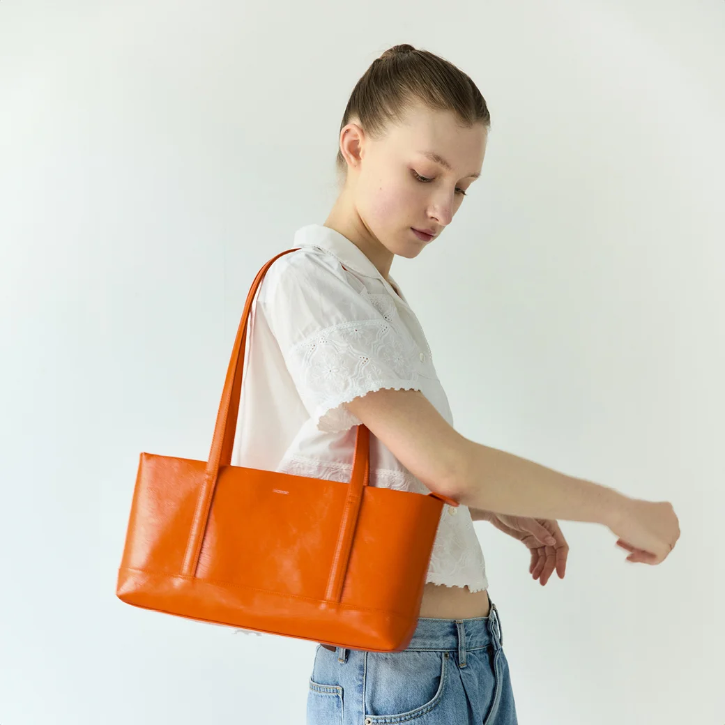 Chance Leather Bag (Orange)