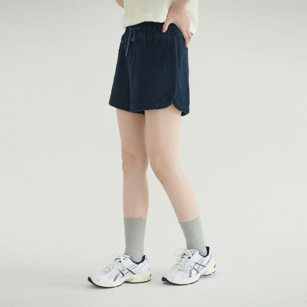 Rough Terry Shorts (Washed Navy)