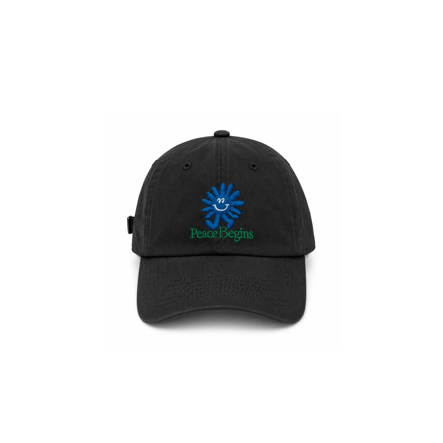 Peace Run 水洗 棒球帽 (石板色)