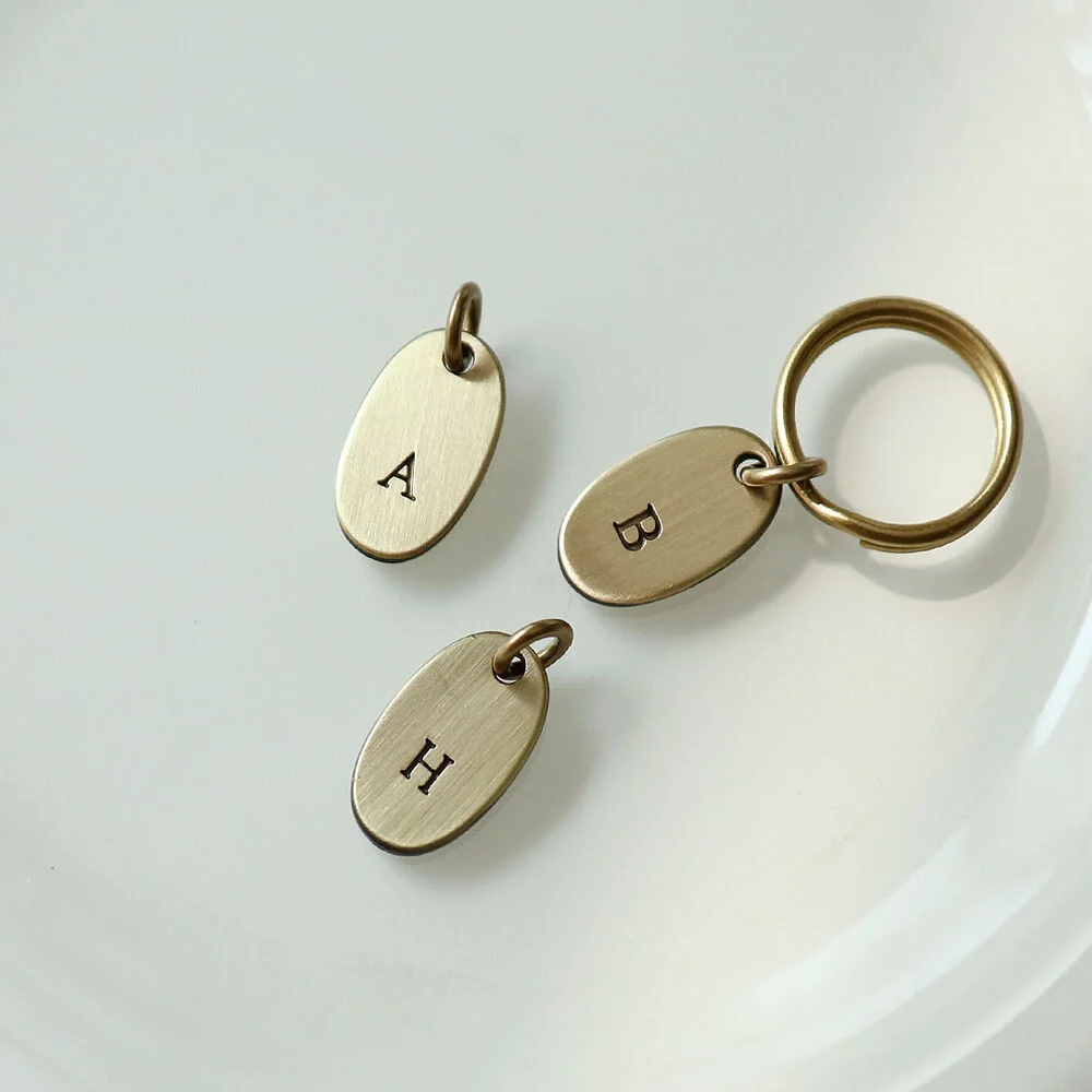 alphabet charm 金屬 字母 吊飾 26款 字母 黃銅