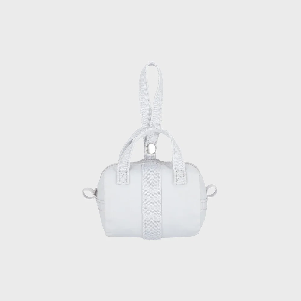 珍珠 灰色 微 捲 Charm