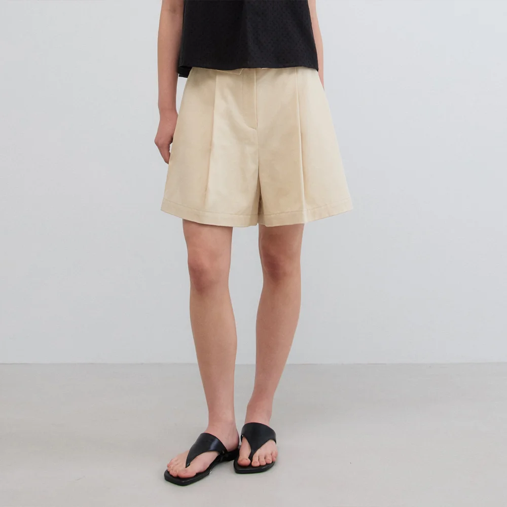 NOA CULOTTES SHORTS_BEIGE