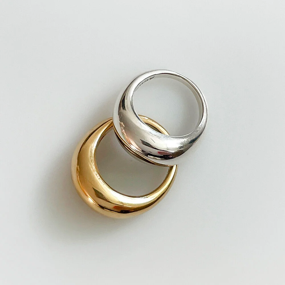 925 silver Dome Ring