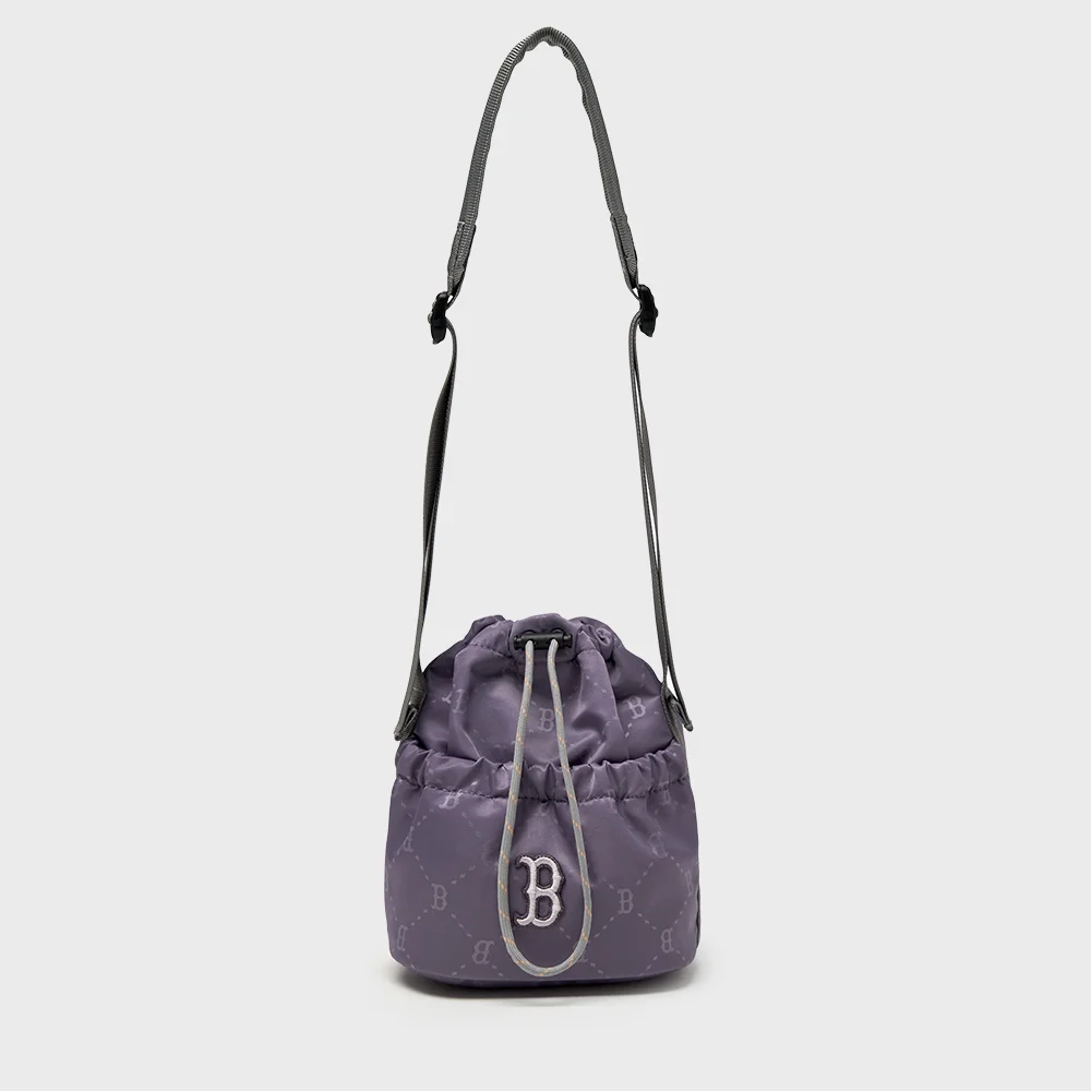 菱形 Monogram 運動風 迷你 斜揹袋 BOS (L.Violet)