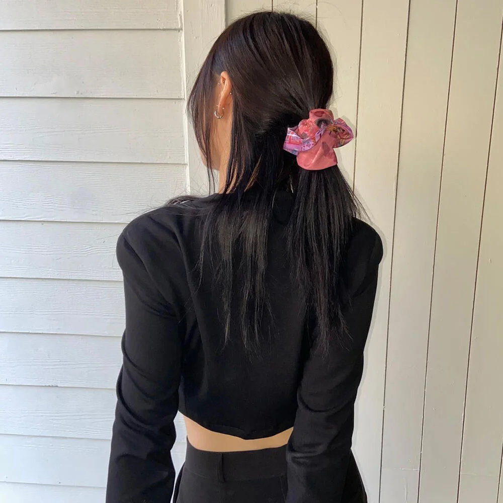 DAMP PRINTED SCRUNCHIE