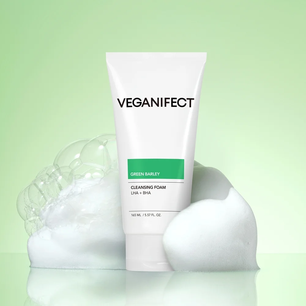 Vegan Effect 青麥 LHA 深層潔面 泡棉 165ml
