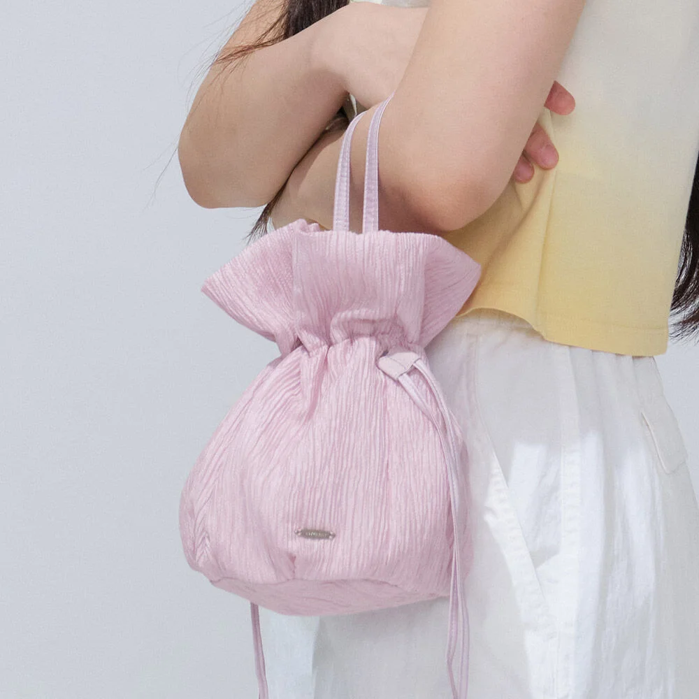 透視 斜揹袋 Pink
