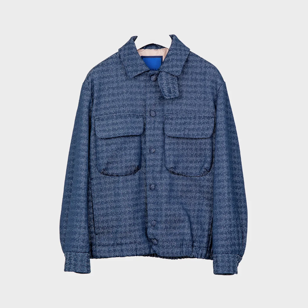 JAQUARD CPO JACKET (NAVY)