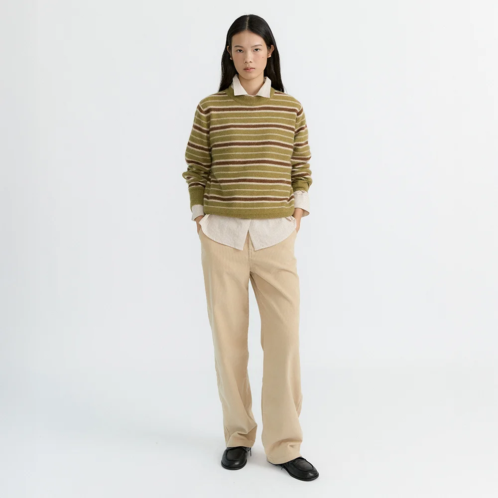 Logan Corduroy Pants (Lihgt Beige)