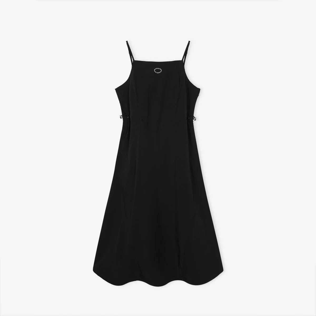NBNKG3W622 / WOMEN FROZEN 梭織 彈力 無袖背心型 連衣裙 (BLACK)