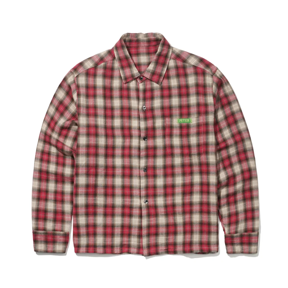 PETER VINTAGE CHECK SHIRT - PINK