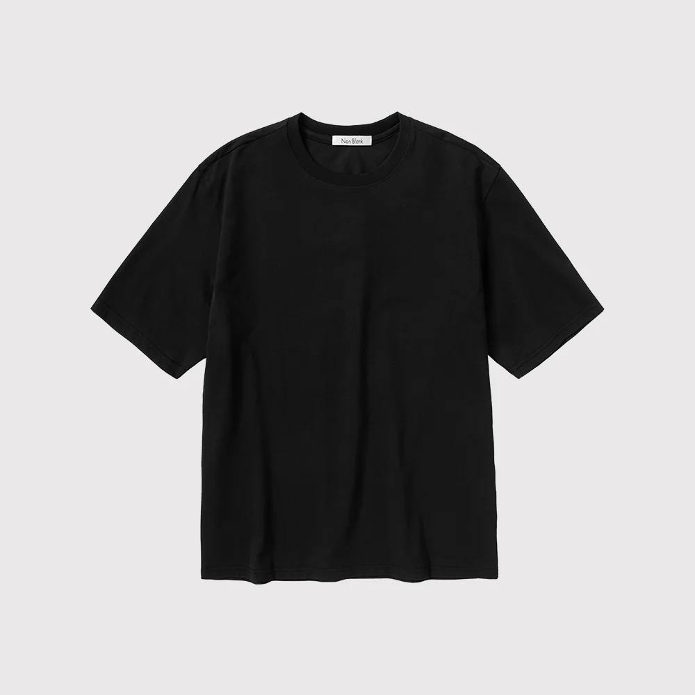 Gija 純棉 HS T恤_BLACK