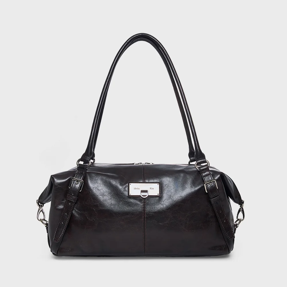MATIN SOFT FORM BOWLING BAG IN DARK BROWN